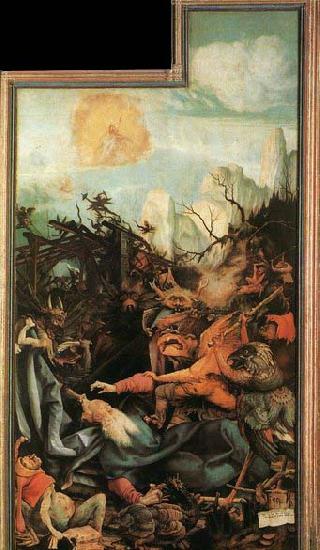 Grunewald, Matthias The Temptation of St Antony Norge oil painting art
